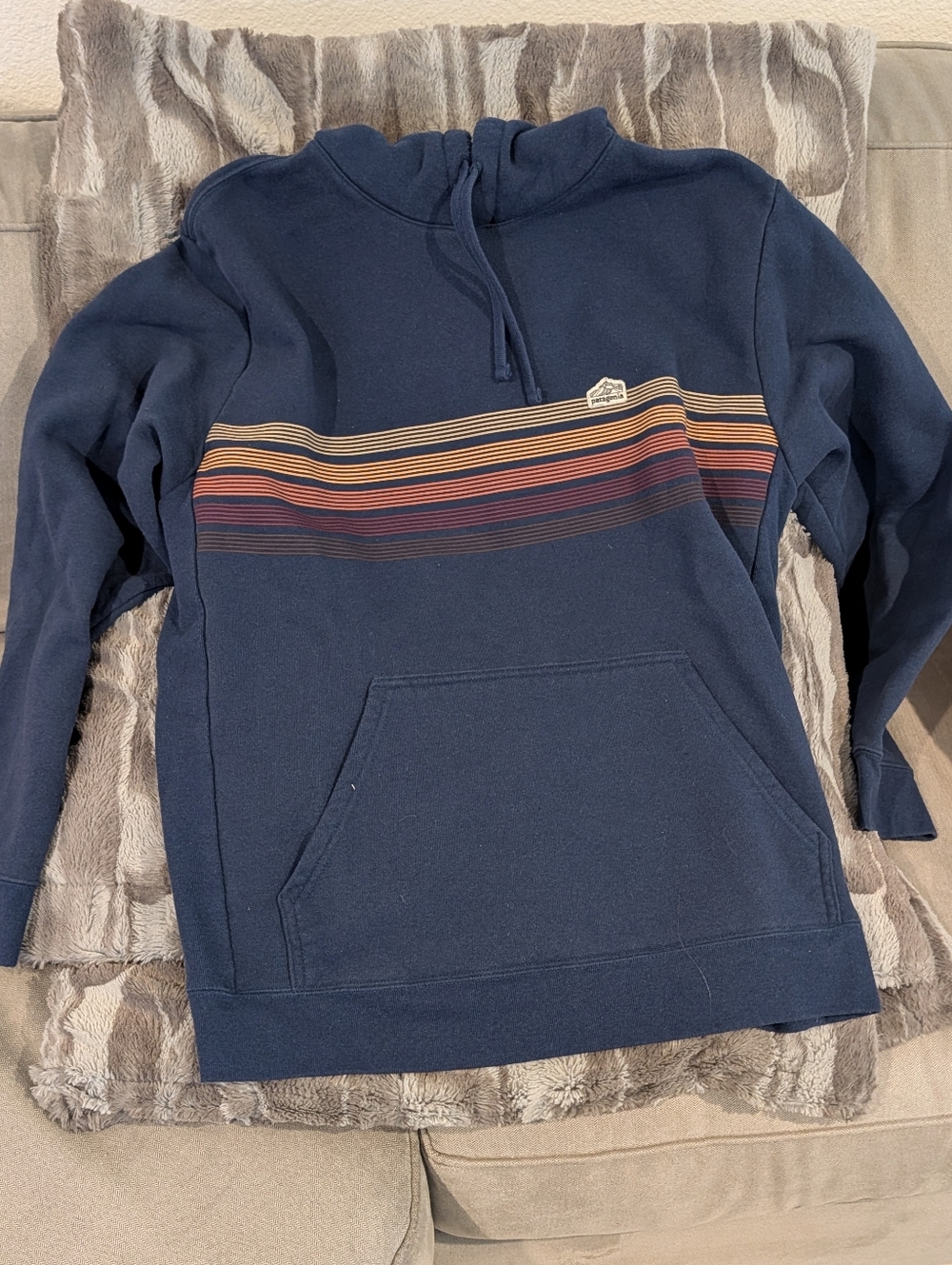 Patagonia Navy Hoodie In Perfect Condition
